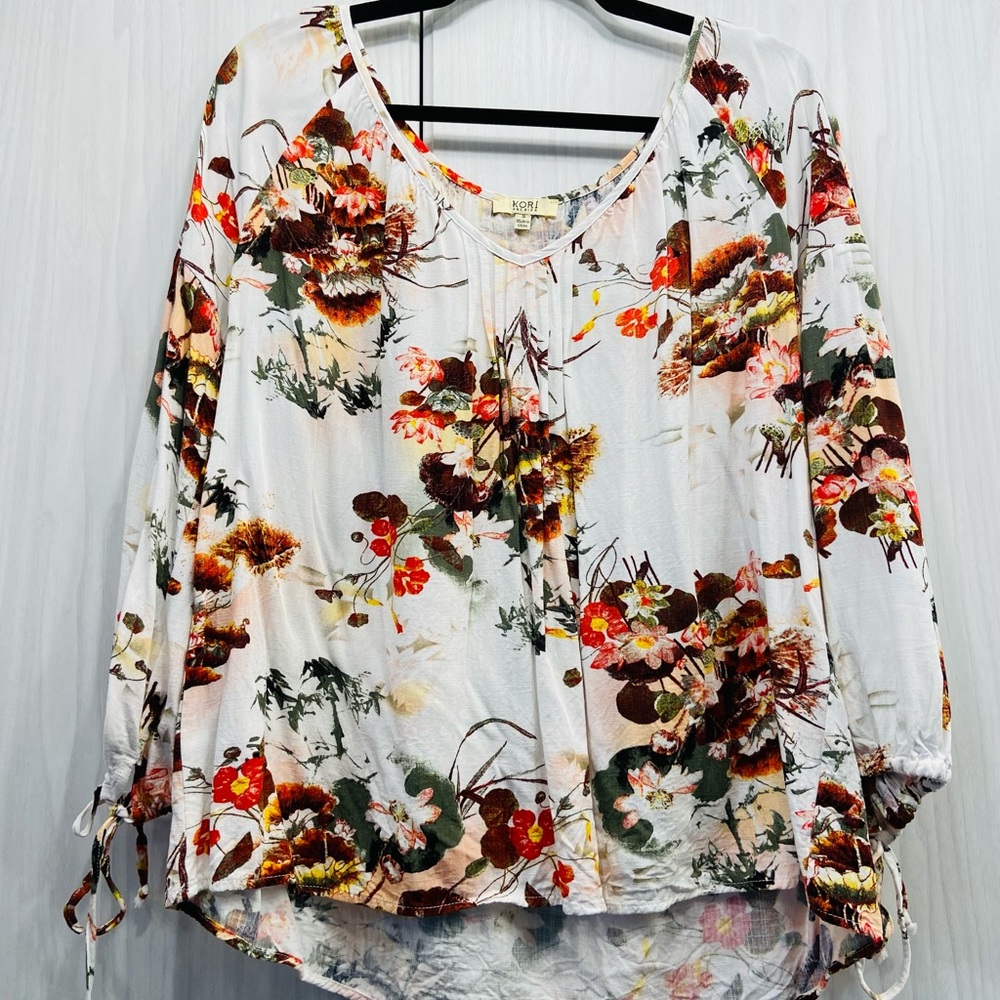 Flora Peasant Blouse